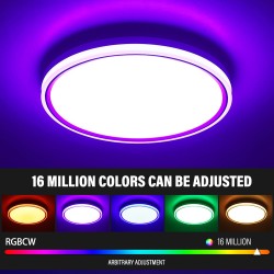 Smart Ceiling Lamp Round Peripheral Luminous Model WIFI
