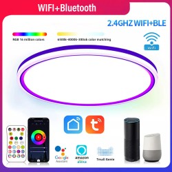 Smart Ceiling Lamp Round Peripheral Luminous Model WIFI