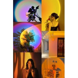 Graffiti Smart Sunset Light Voice Control Projection Lamp