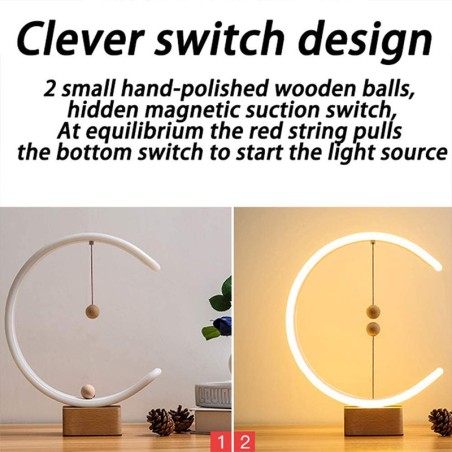 Smart Remote Control Creative Table Lamp Magnetic Suspension