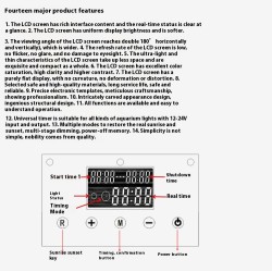 Smart LED Lamp Timer Turn On Fish Tank Light