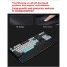 RGB Keyboard Support Wristband High Rebound Luminous Machinery Keyboard Support