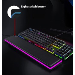 RGB Keyboard Support Wristband High Rebound Luminous Machinery Keyboard Support