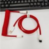 8K Magnetic Shaft Machinery Keyboard Cable Keyboard Cable Aviation Incense Inserted Spring Wire