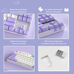 Wireless Bluetooth Mechanical Keyboard