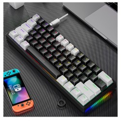 Plastic mechanical keyboard for games