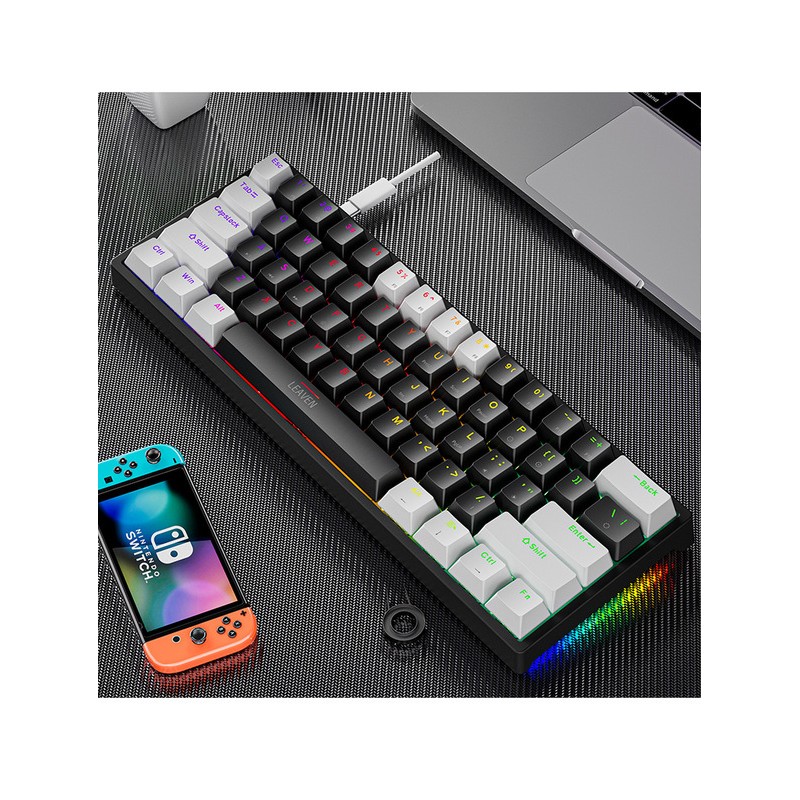 Plastic mechanical keyboard for games