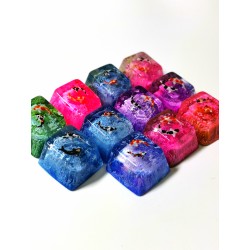Koi resin mechanical keyboard keycap