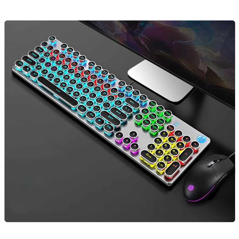 Punk office wired mechanical keyboard