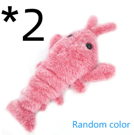 Electric Jumping Shrimp Pet Toy with USB Charging
