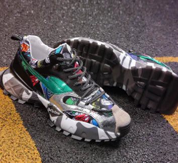 Autumn New Trendy Colorful Dad Sneakers for Men