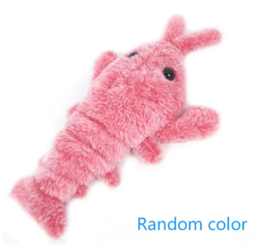 Electric Jumping Shrimp Pet Toy with USB Charging